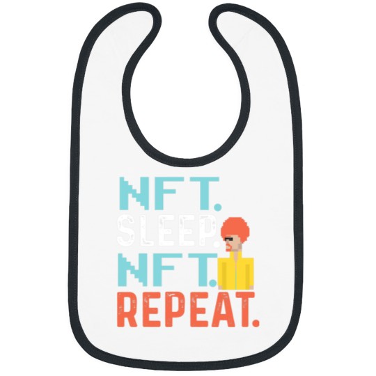Discover Vintage NFT Token Bibs for Kids - Fun Sleep NFT Theme