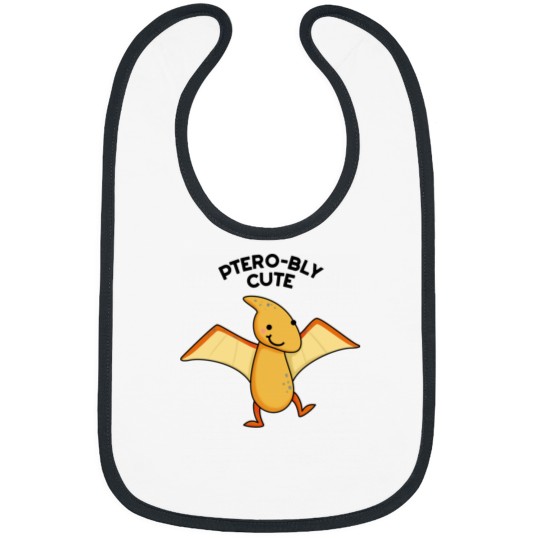Discover Ptero-bly Cute Dinosaur Animal Pun T-Shirt Bibs