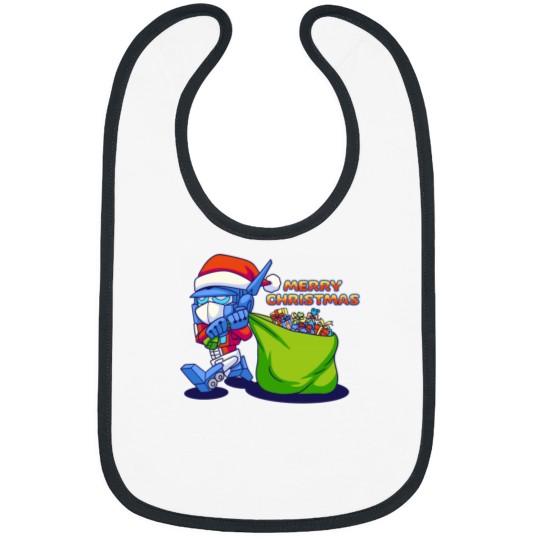 Discover An Autobot Merry Christmas Transformers T-Shirt Bibs