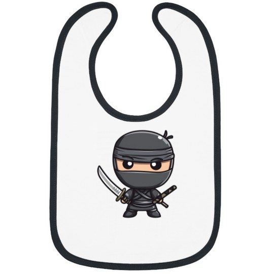Discover Cute Little Ninja Bibs