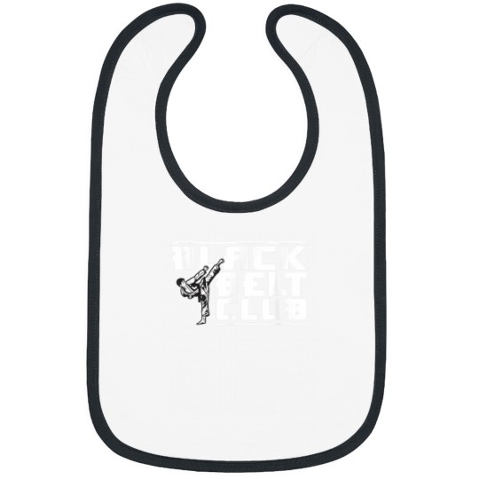 Discover Black belt Club Karate Black Belt Bibs
