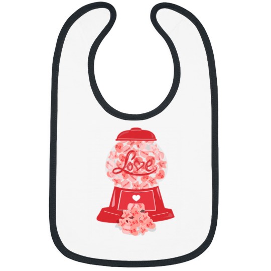 Discover Valentines Day Women Men Cute Love Heart Valentines Day Bibs