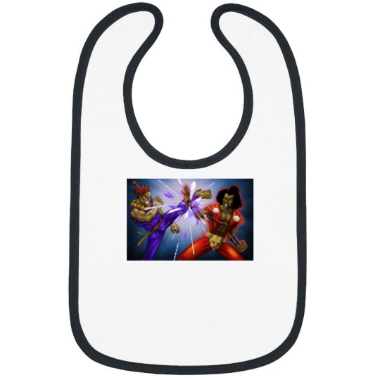 Discover Akuma VS Sho'Nuff T-Shirt 1 Bibs