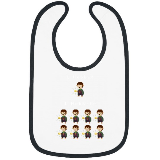 Discover Bit byte pun design white Bibs