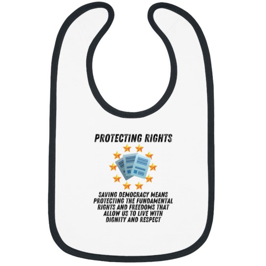 Discover Save Democracy Classic Bibs