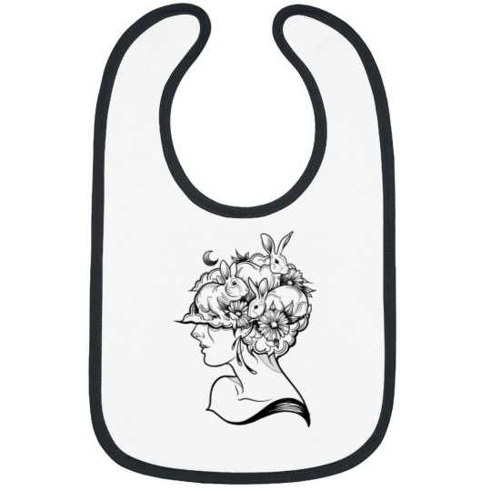 Discover Cottontails and Cumulonimbus Bibs
