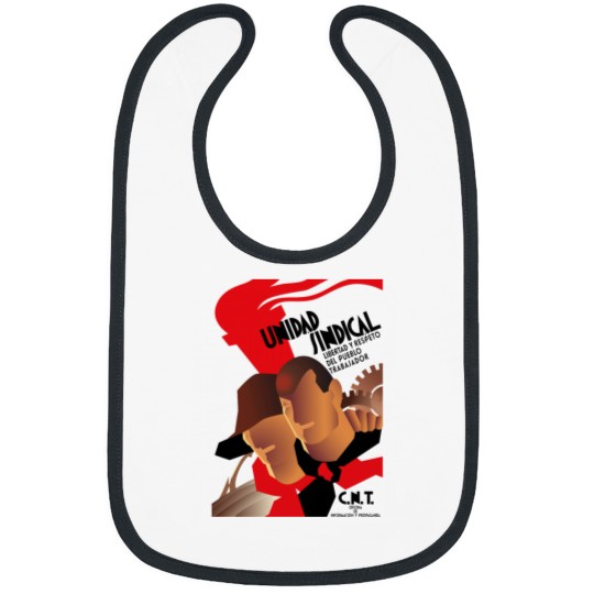 Discover CNT Unidad Sindical Spanish Civil Wars Anarchist Socialist Leftist Bibs