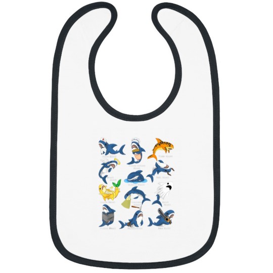 Discover Type of Sharks Costume Shark Nurse Angel Shark Sl Bibs