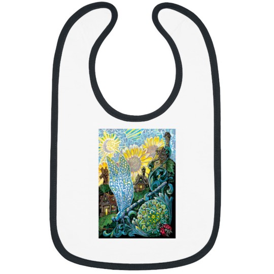 Discover Dragonfly Village Bibs