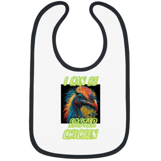 Discover Cassowary Say I Can Be Easter Chicken Happy Cute Gifts For Australian Easter Bibs