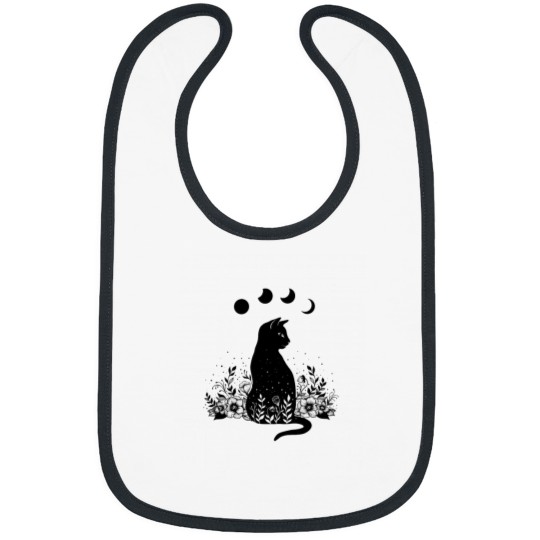 Discover Night Garden Cat Classic Bibs