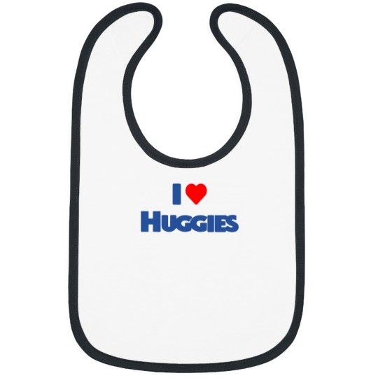 Discover ABDLS I Heart Huggies Bibs