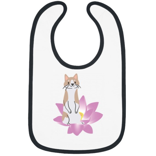 Discover Cat In Lotus Tattoo Bibs