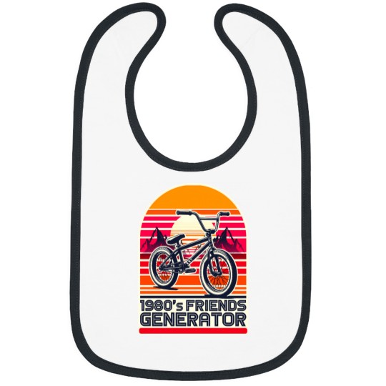 Discover 80S Friends Generator Bibs