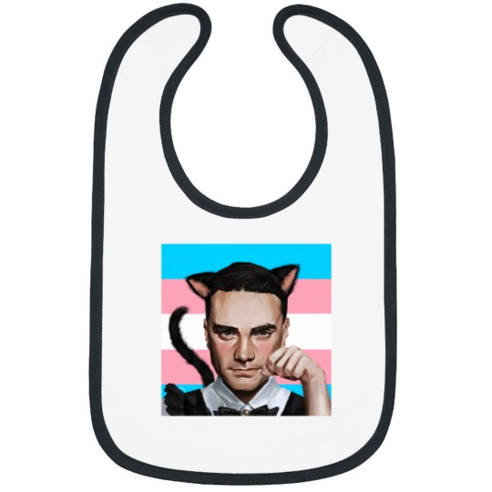 Discover Ben Shapiro Catboy maid Trans pride flag Bibs