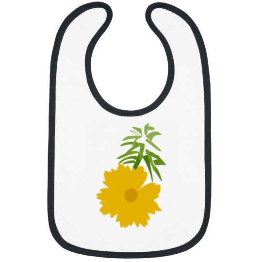 Discover Wild Yellow Flower Snagged by the Roadsids Classic Bibs
