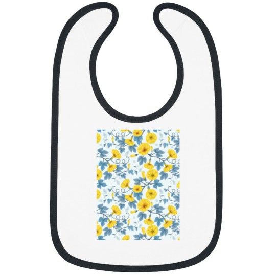 Discover Yellow Cosmos Flowers Floral Art Print Graphic Bibs