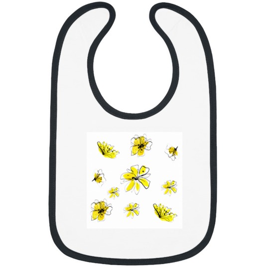Discover YELLOW FLOWERS Classic Bibs