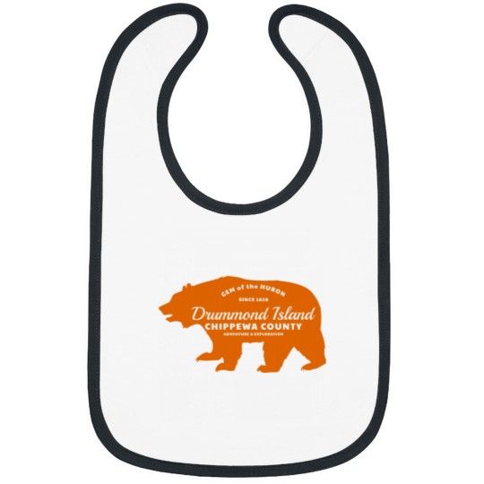 Discover Drummond Island Bear T Bibs