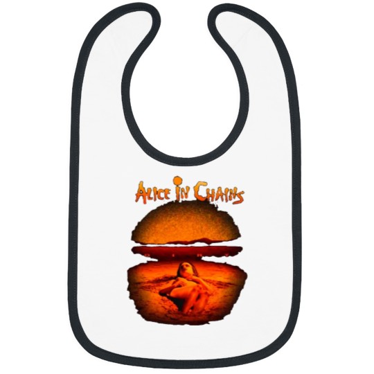 Discover alice chains logo in tshirt Bibs