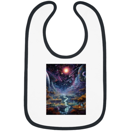 Discover Cosmic Dream Land Graphic Bibs