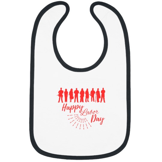 Discover HAPPY Labors DAY BLACK T Bibs