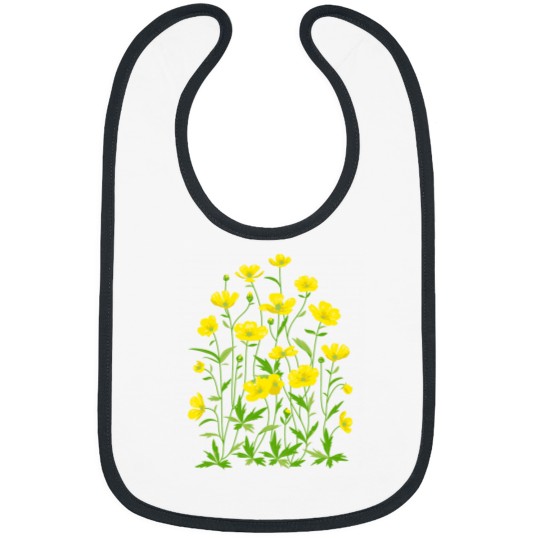 Discover Wildflowers Pattern 2 Classic Bibs