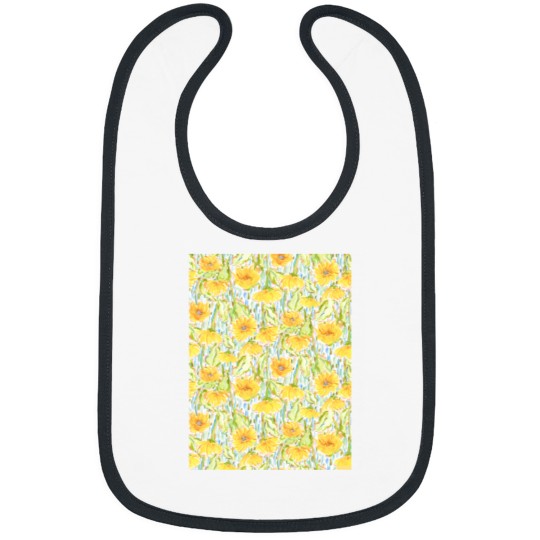 Discover Midsummer sunflowers in orange Premium Scoop Bibs