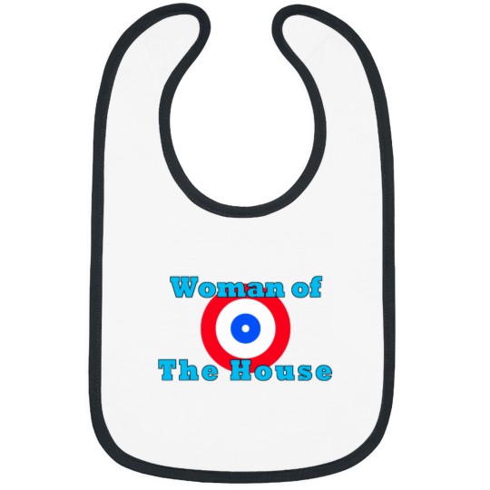 Discover Woman of The House Curling Shirt Classic Bibs