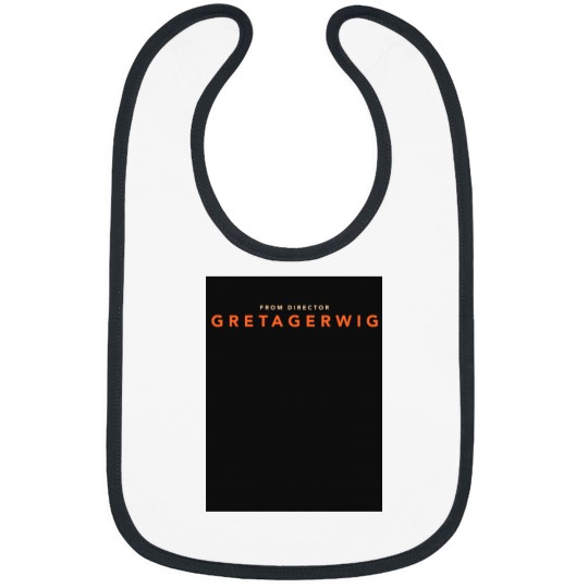 Discover From Director Greta Gerwig (Oppenheimers Movie Font) Black Bibs