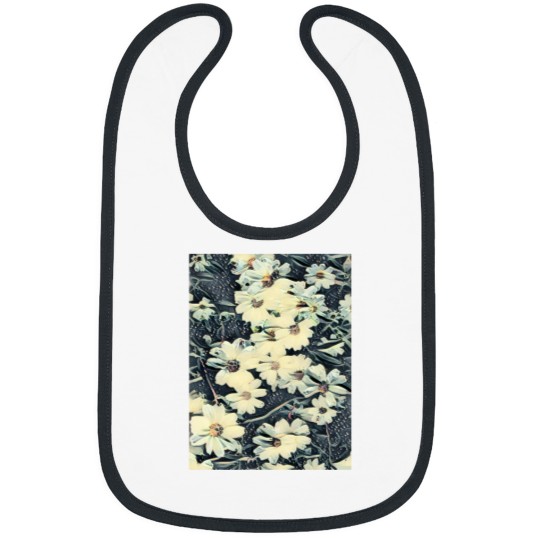 Discover Nostalgic White Flowers Classic Bibs