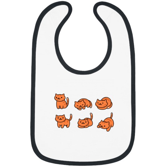 Discover Neko Atsume Orange Tabby Classic Bibs