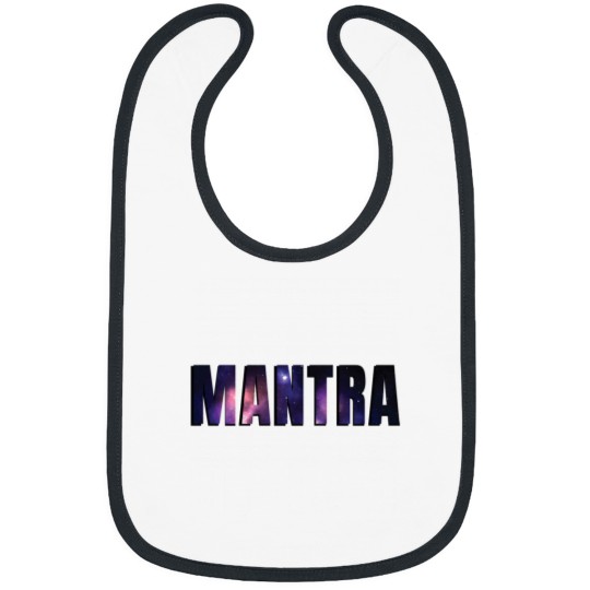 Discover Cosmic Sound Spiritualized Mantra With Galaxy Texture Classic Bibs