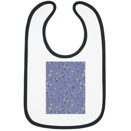 Discover Buttercups - Blue Violet Graphic Bibs