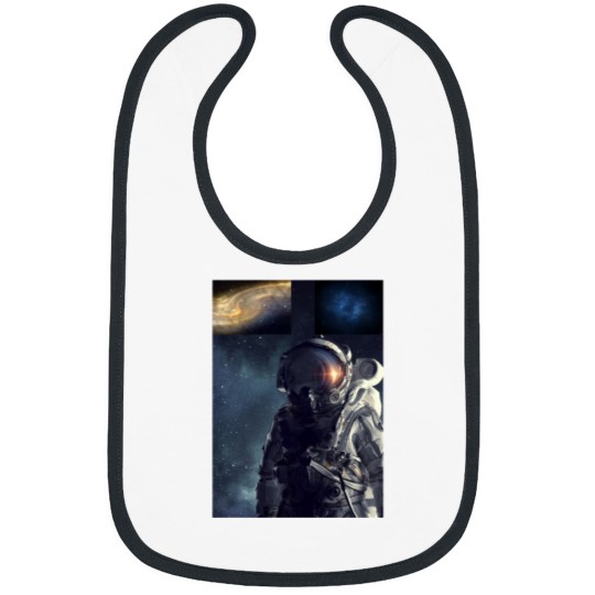 Discover Astronaut Cosmic Sound And Astronaut SPACE PLANET Galaxy universe MUSIC COOL TRENDY DESIGNS Bibs