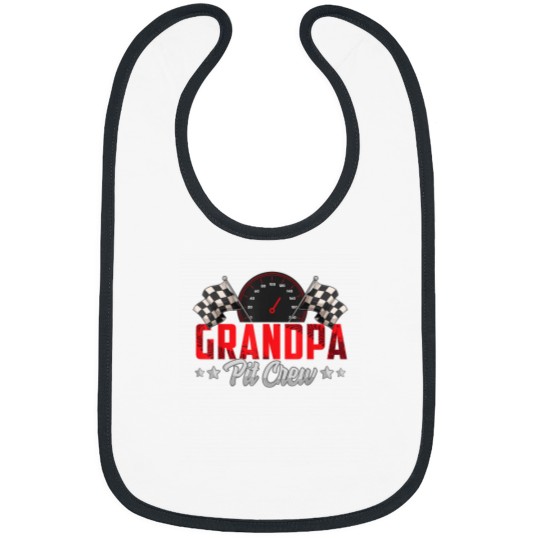 Discover Race Car Birthday Party Racing Family Grandpa Pi Bibs