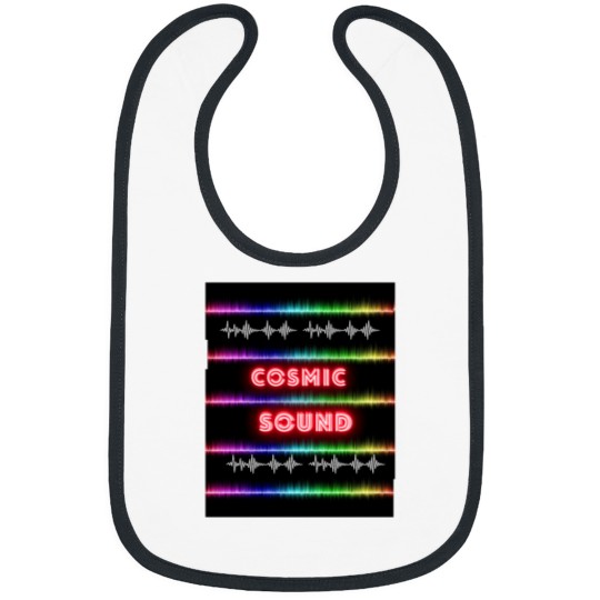 Discover Cosmic Sound Art design Essential Bibs