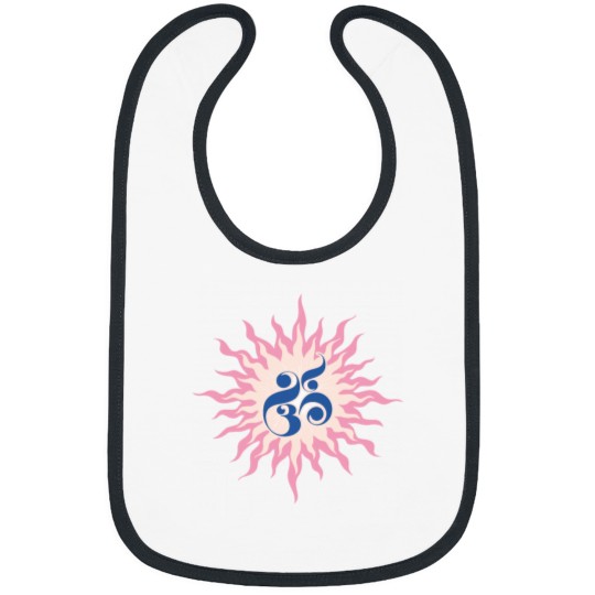 Discover AUM, Ohm, Om Symbol Art Prints for Focus, Inner Peace, Meditation, Yoga & Fitness Classic Bibs