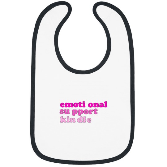 Discover Pink Emotional Support Kindle Bibs