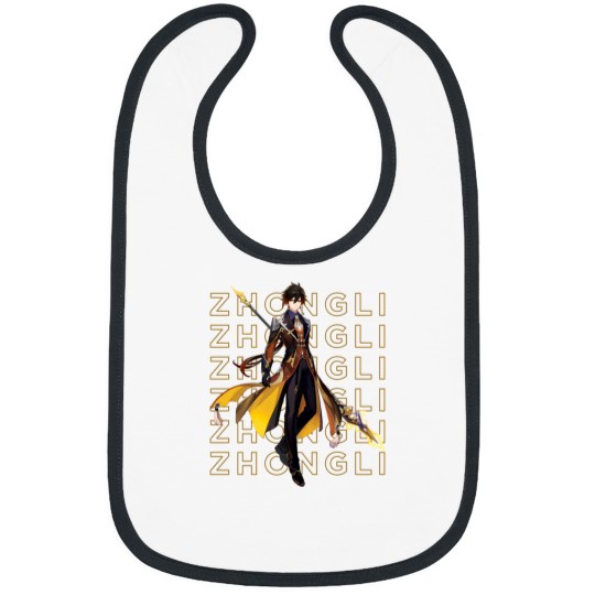 Discover Zhongli Genshin Impact Design 344 Bibs
