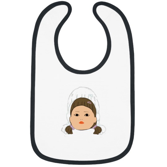 Discover The Squid Cosplay robot doll shadow background Bibs
