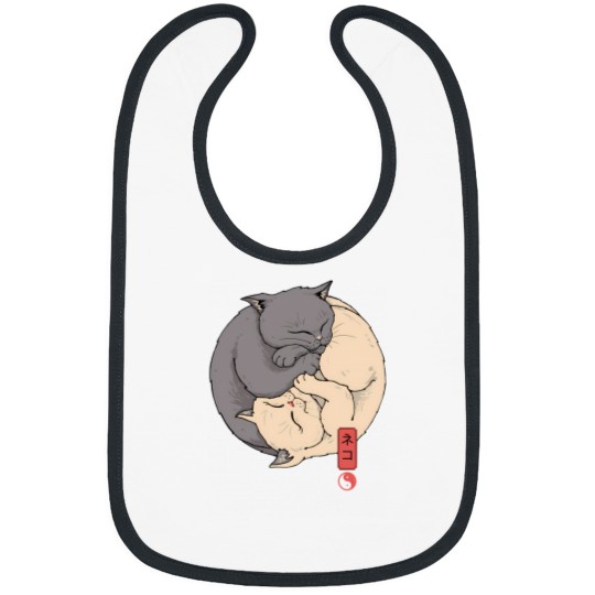 Discover Yin Yang Cats Bibs