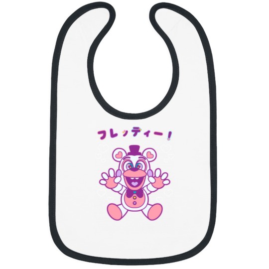 Discover Kawaii Funtime Pink Bibs
