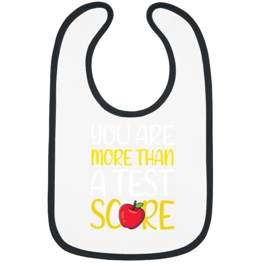 Discover You're More Than A Test Score Motivational Test Day Bib