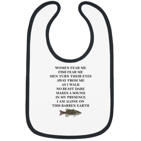 Discover Women Fear Me Fish Fear Me Bibs