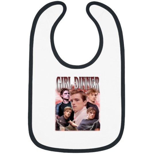 Discover Vintage Josh Hutcherson Bibs Bibs, Peeta Mellark Bibs, Girl Dinner Bibs