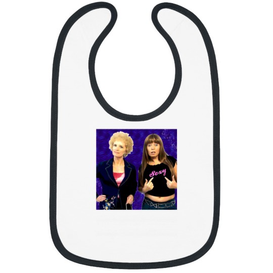 Discover Kath  Kim Purple Zebra Bibs