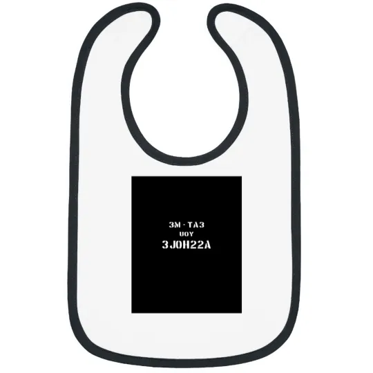 Discover Eat - Me You Asshole - 3M - Ta3 Uoy 3Joh22A - When Seen In A Mirror 6432 Bibs
