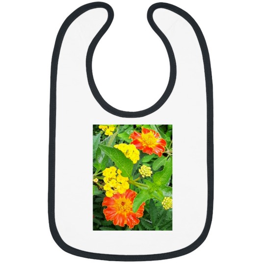 Discover yellow and orange flower Bibs
