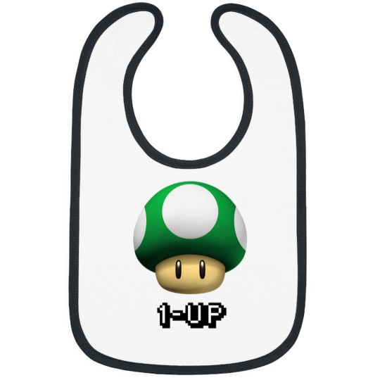 Discover 1 Up Shroom Bibs